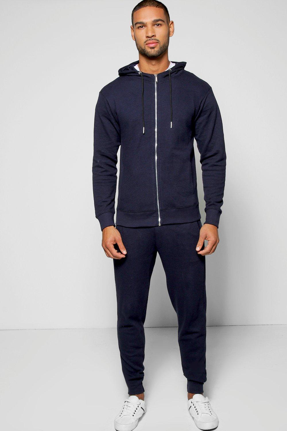 mens navy tracksuit