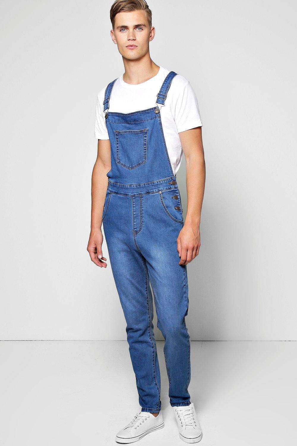 skinny fit dungarees