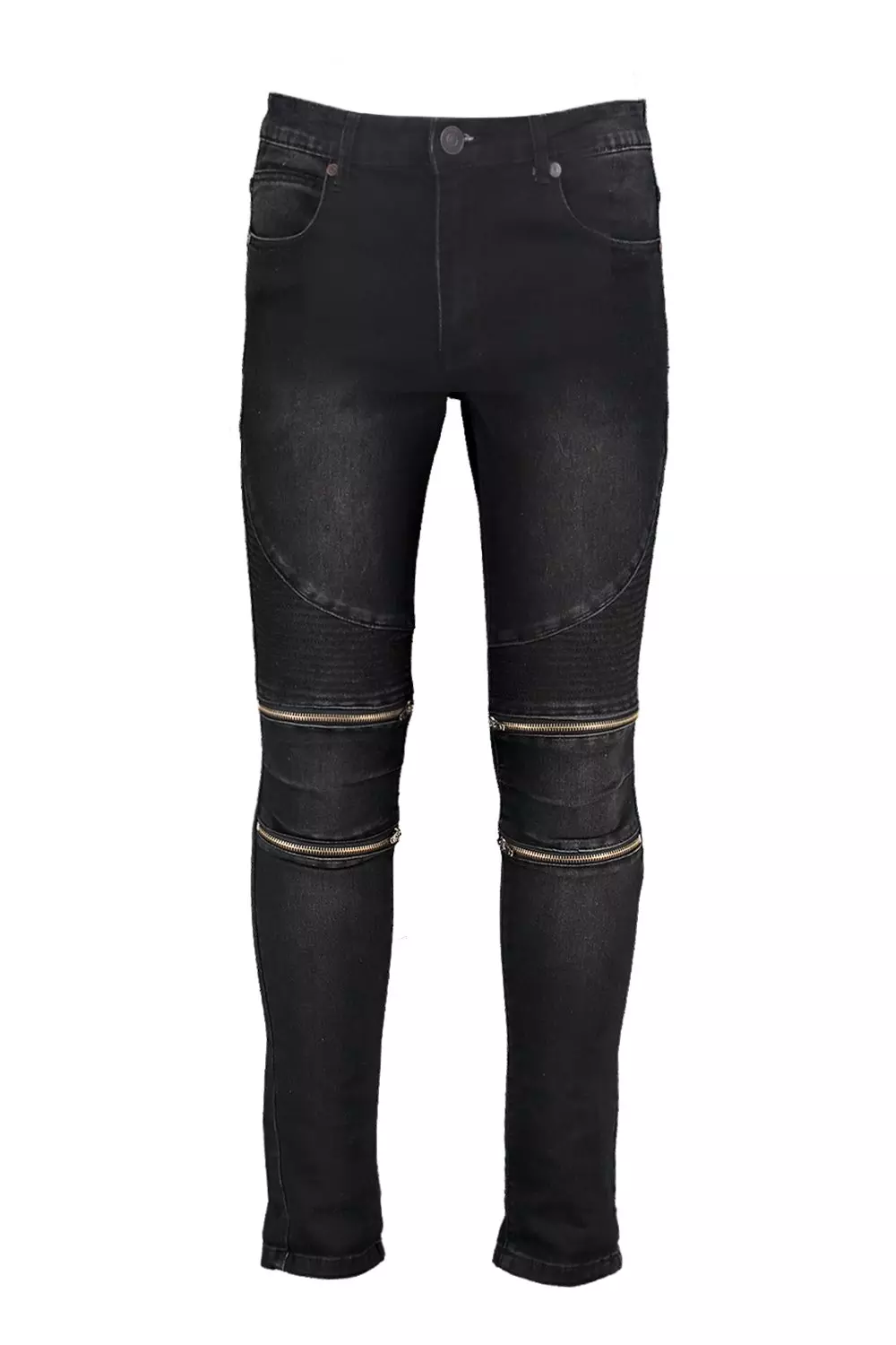 Biker knee jeans store