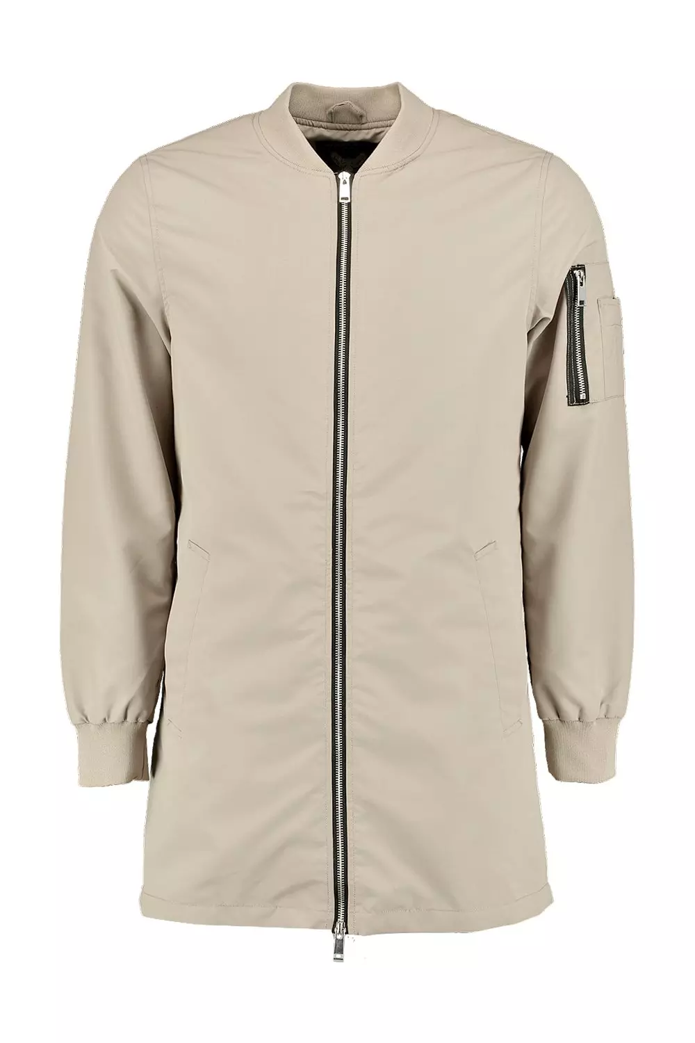 Lang geschnittene MA1-Bomberjacke alternatives Bild