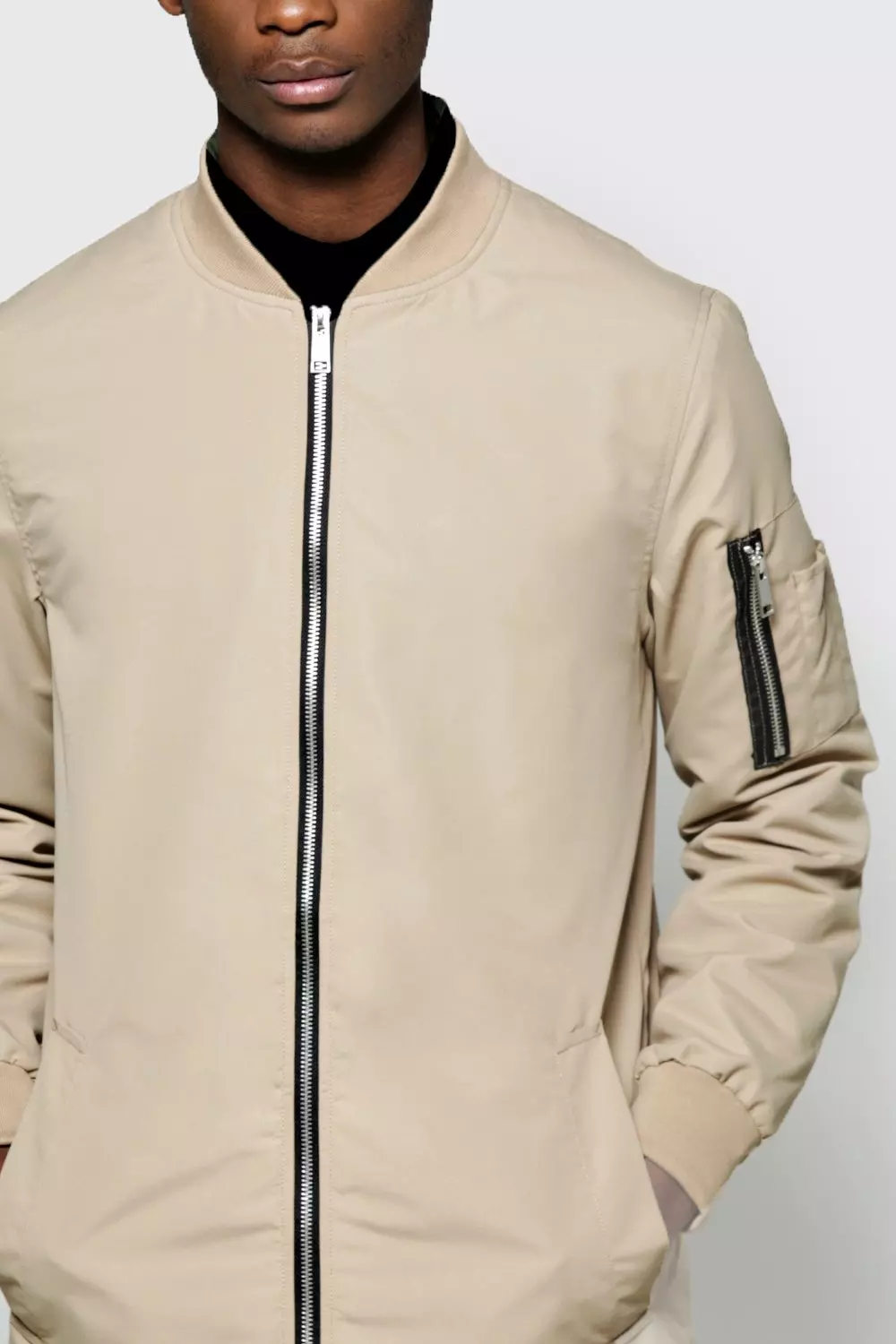 Lang geschnittene MA1-Bomberjacke alternatives Bild