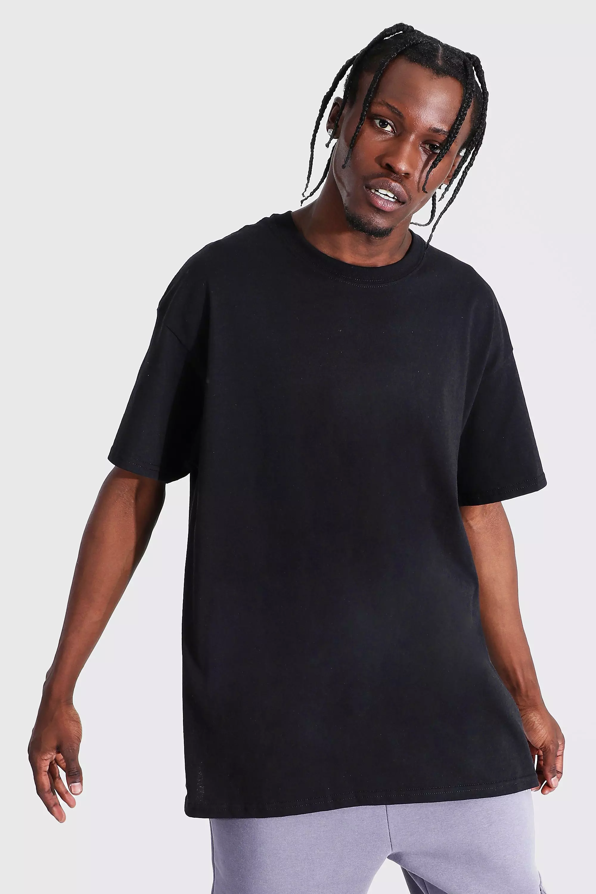 Black Oversized Horse Back Print T-shirt alternative image