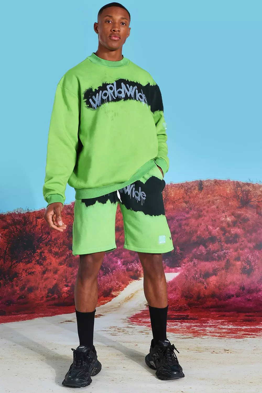 Boohooman short tracksuit deals