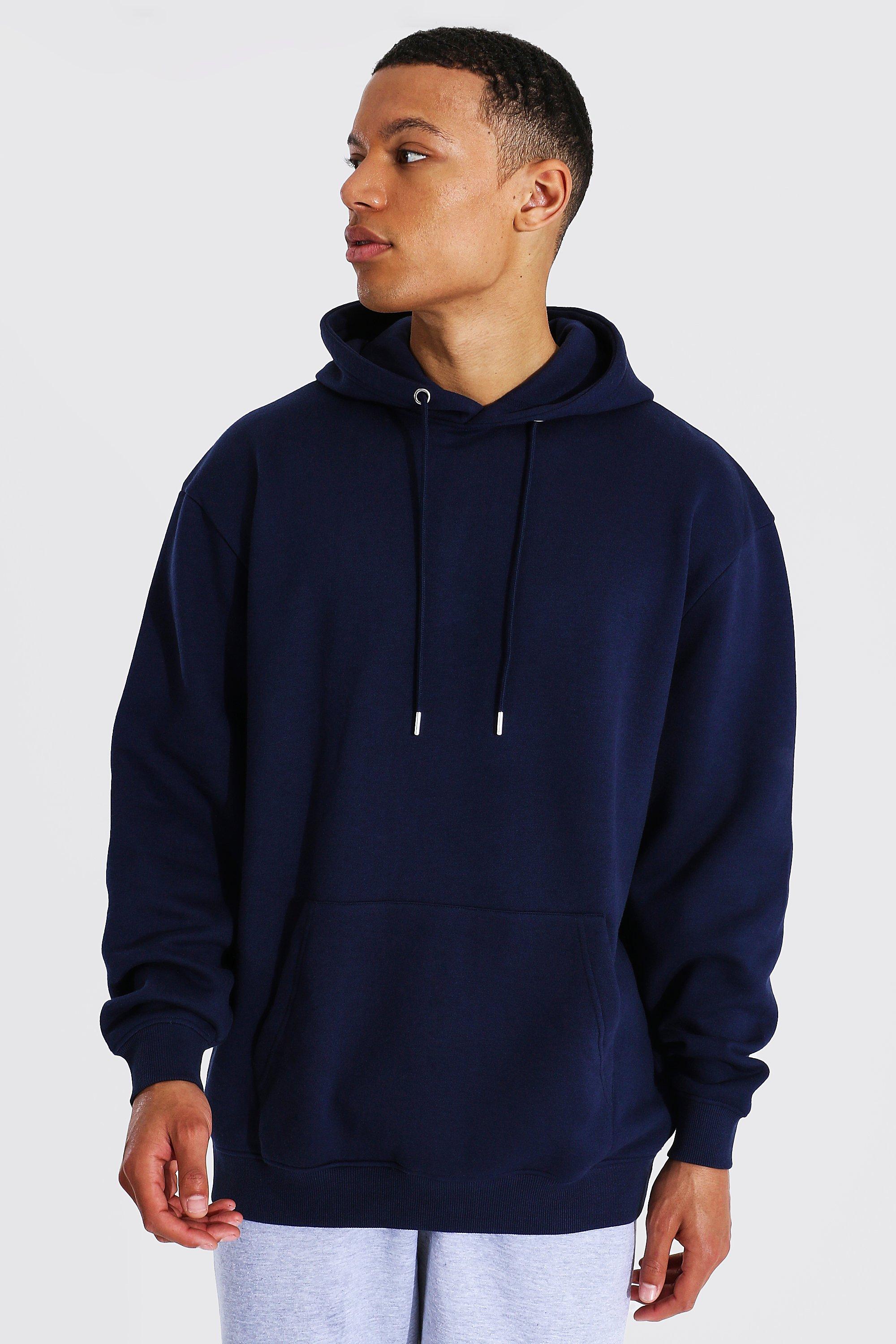 Navy oversized top hoodie