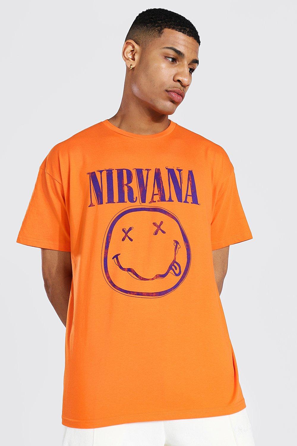 Orange 2024 nirvana shirt