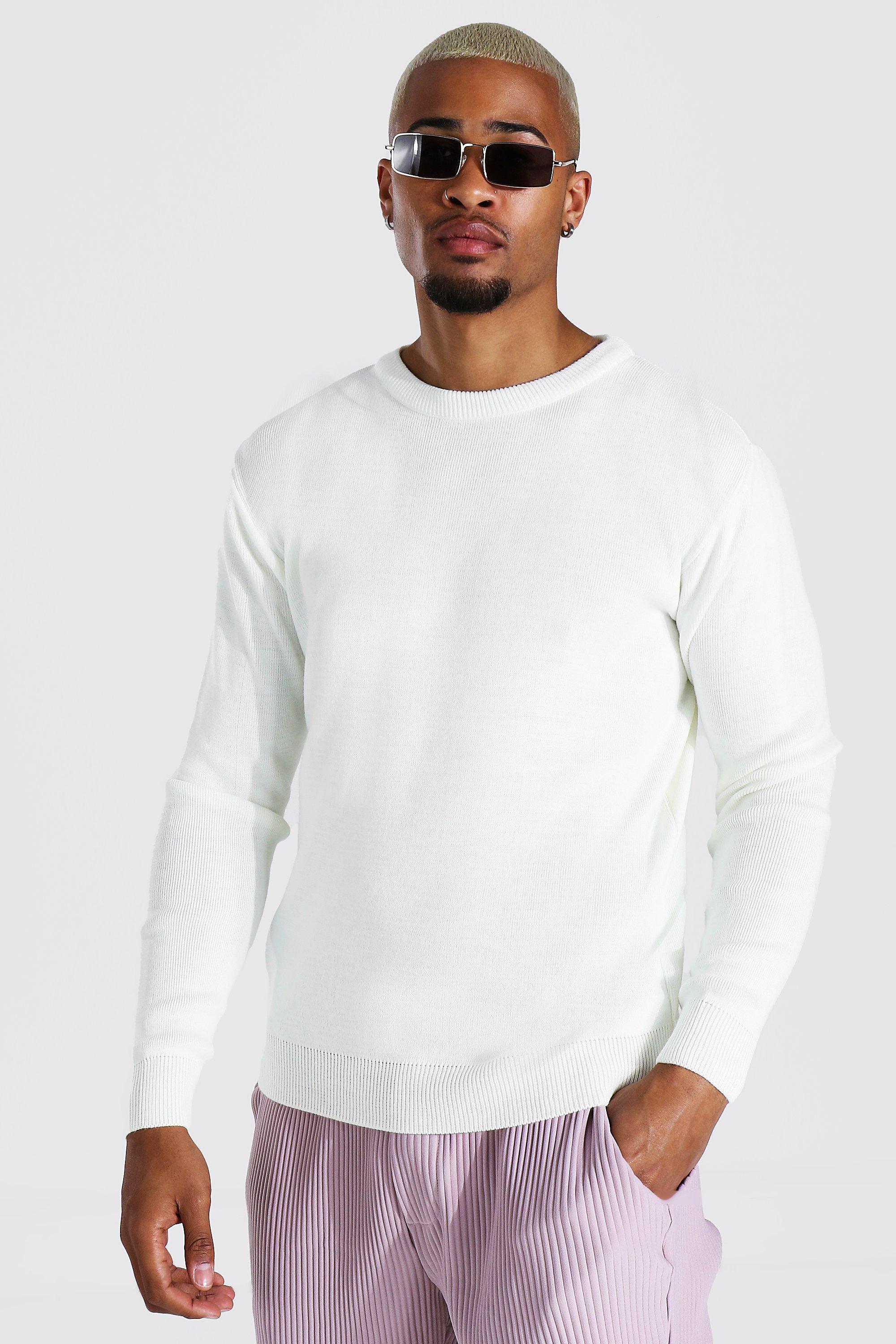 Crew Neck Jumper | boohooMAN USA