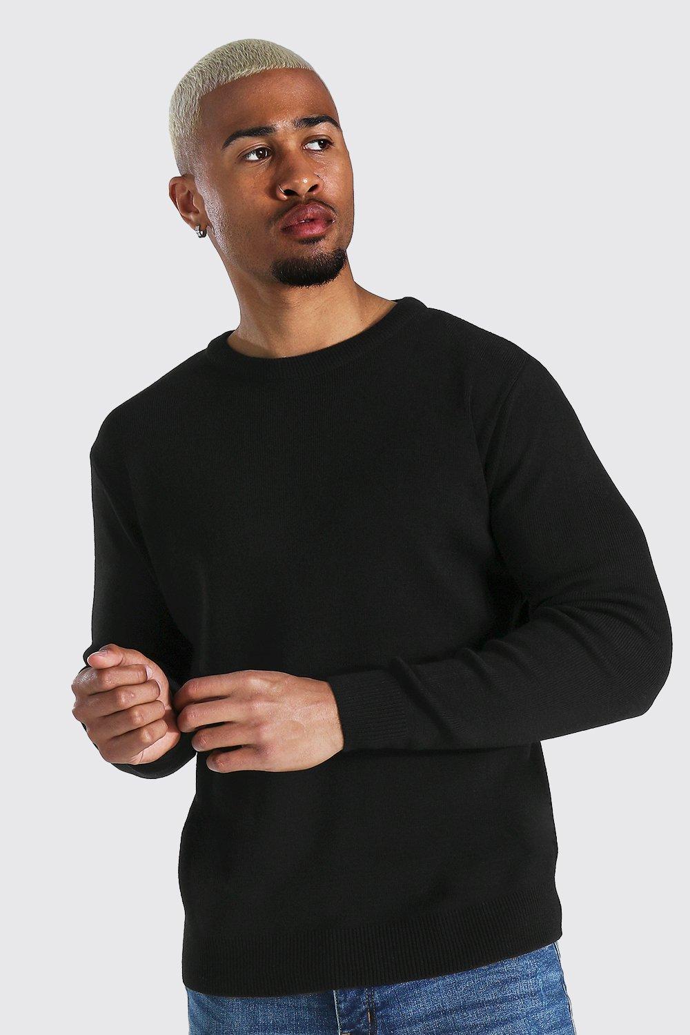 Crew Neck Jumper | boohooMAN USA