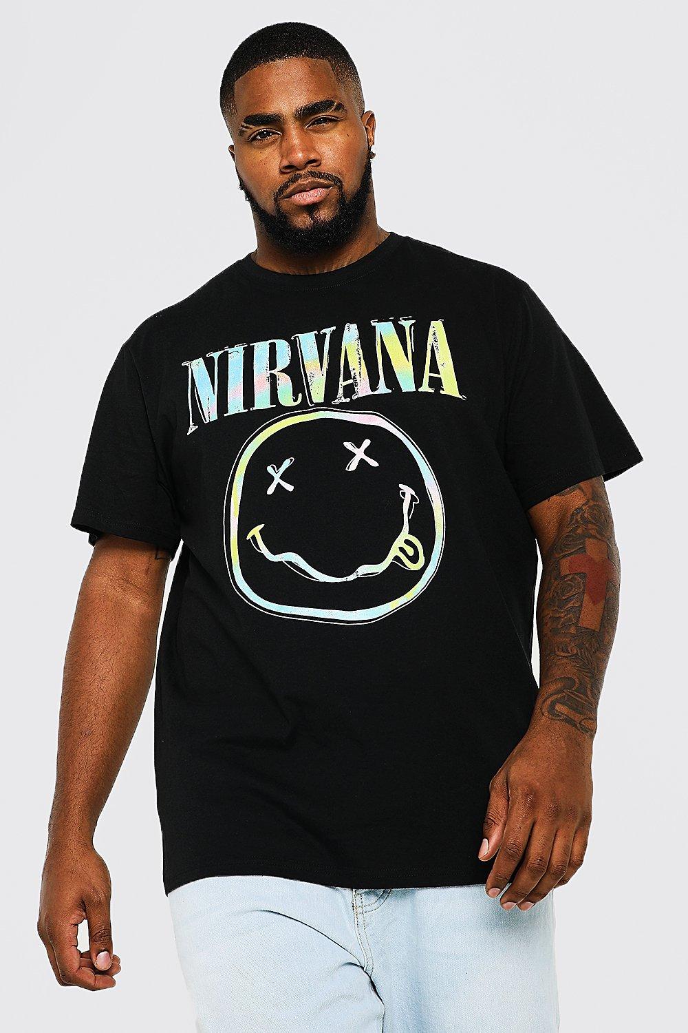 nirvana t shirt plus size