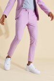 Super Skinny Lilac Suit Trousers