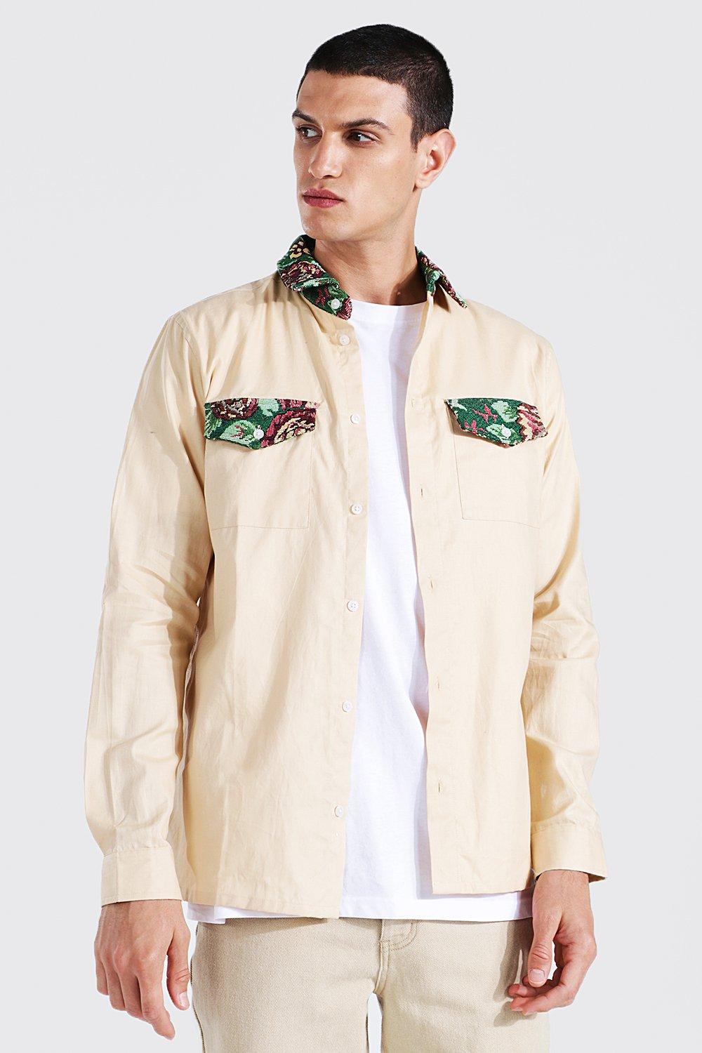 Twill Tapestry Shirt Jacket