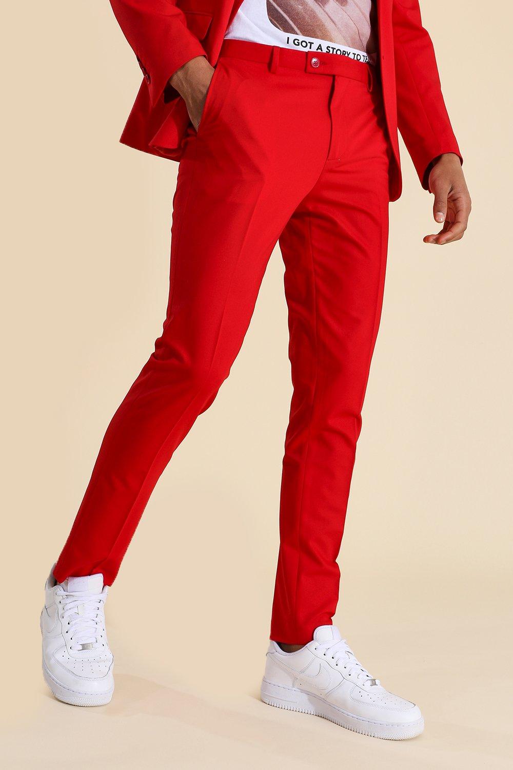 Men's Red Pants Style