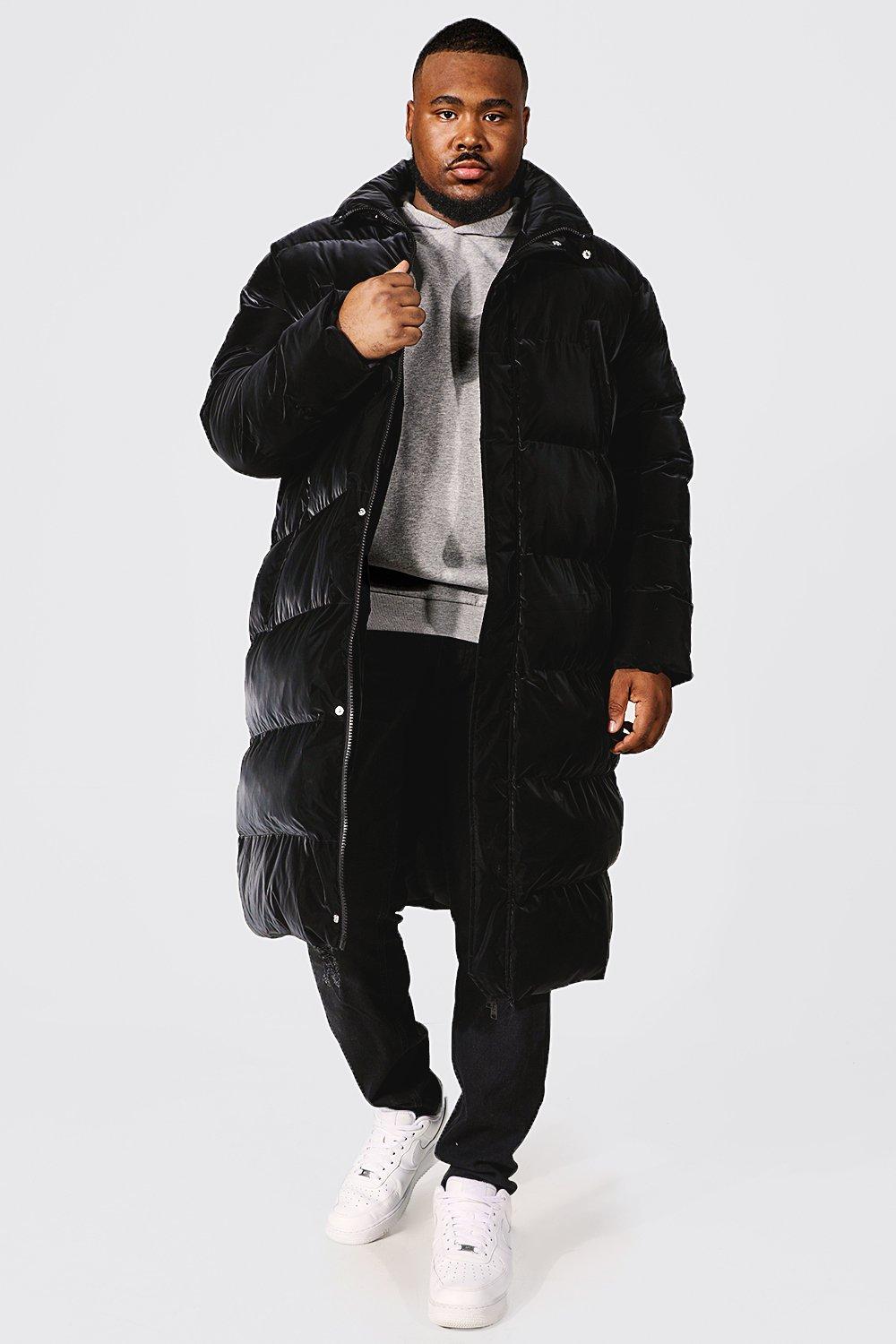 Boohooman longline store puffer jacket