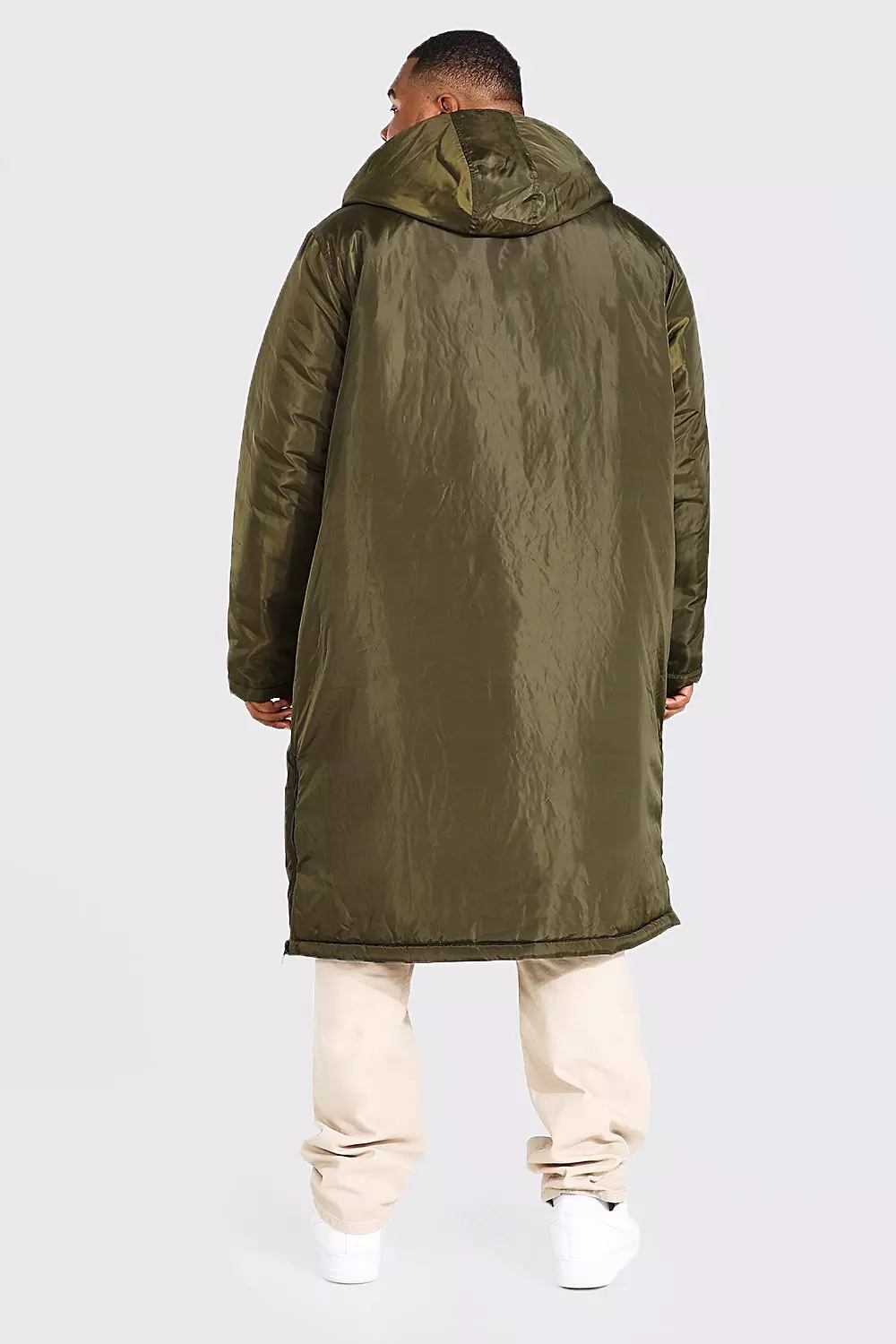 Boohooman parka hot sale