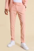 Skinny Coral Suit Trousers