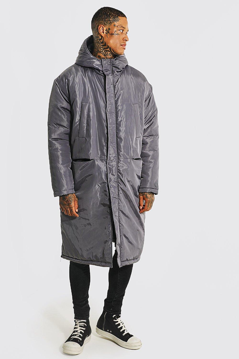 afbreken Sport temperament Utility Parka Jas | boohooMAN