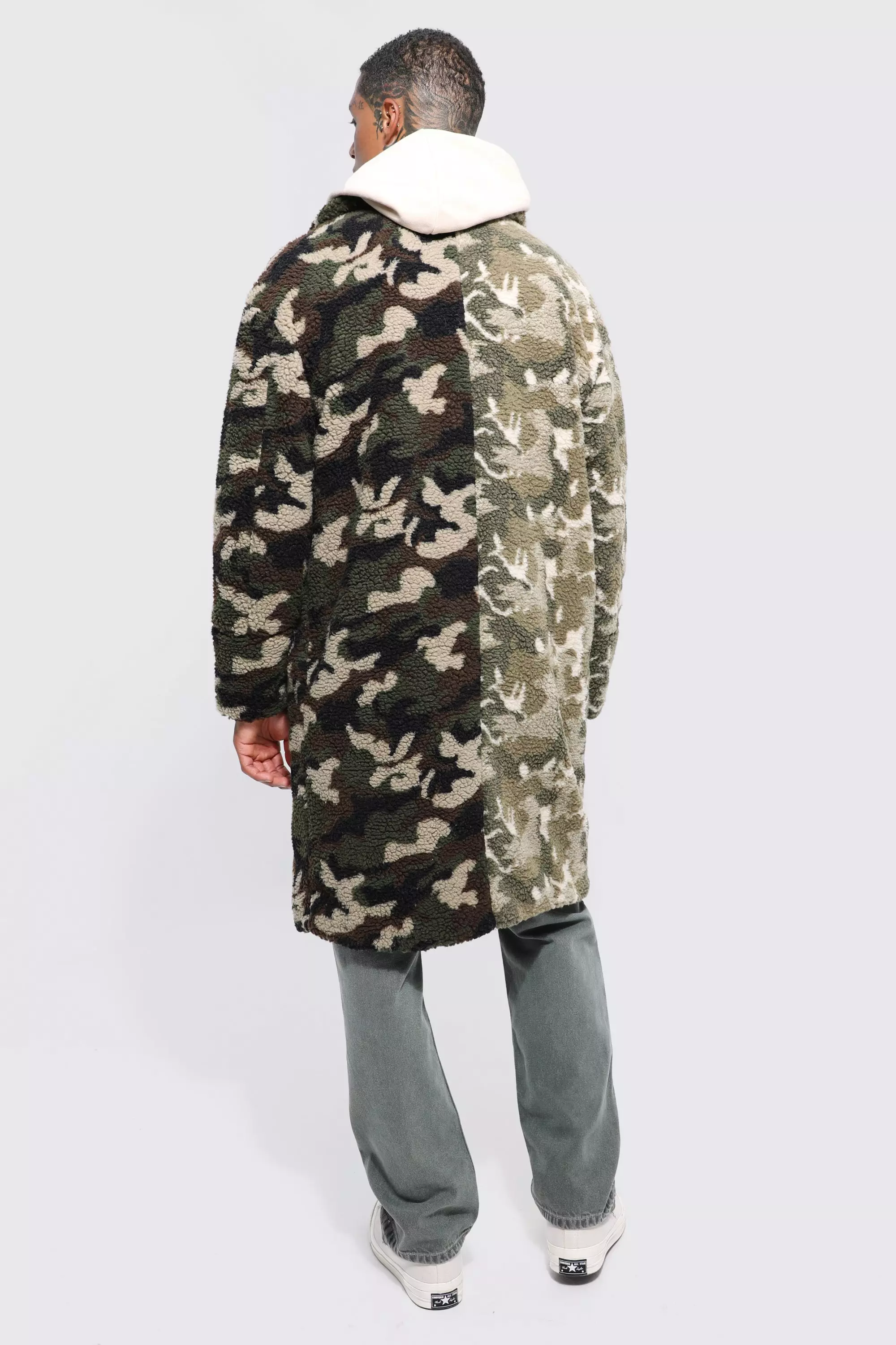 Longline camo jacket best sale