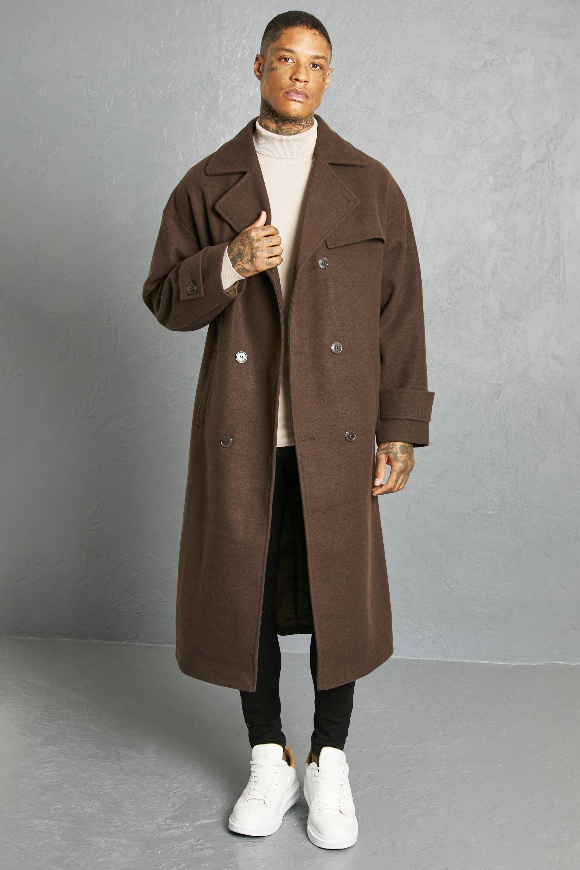 Boohooman store long coat