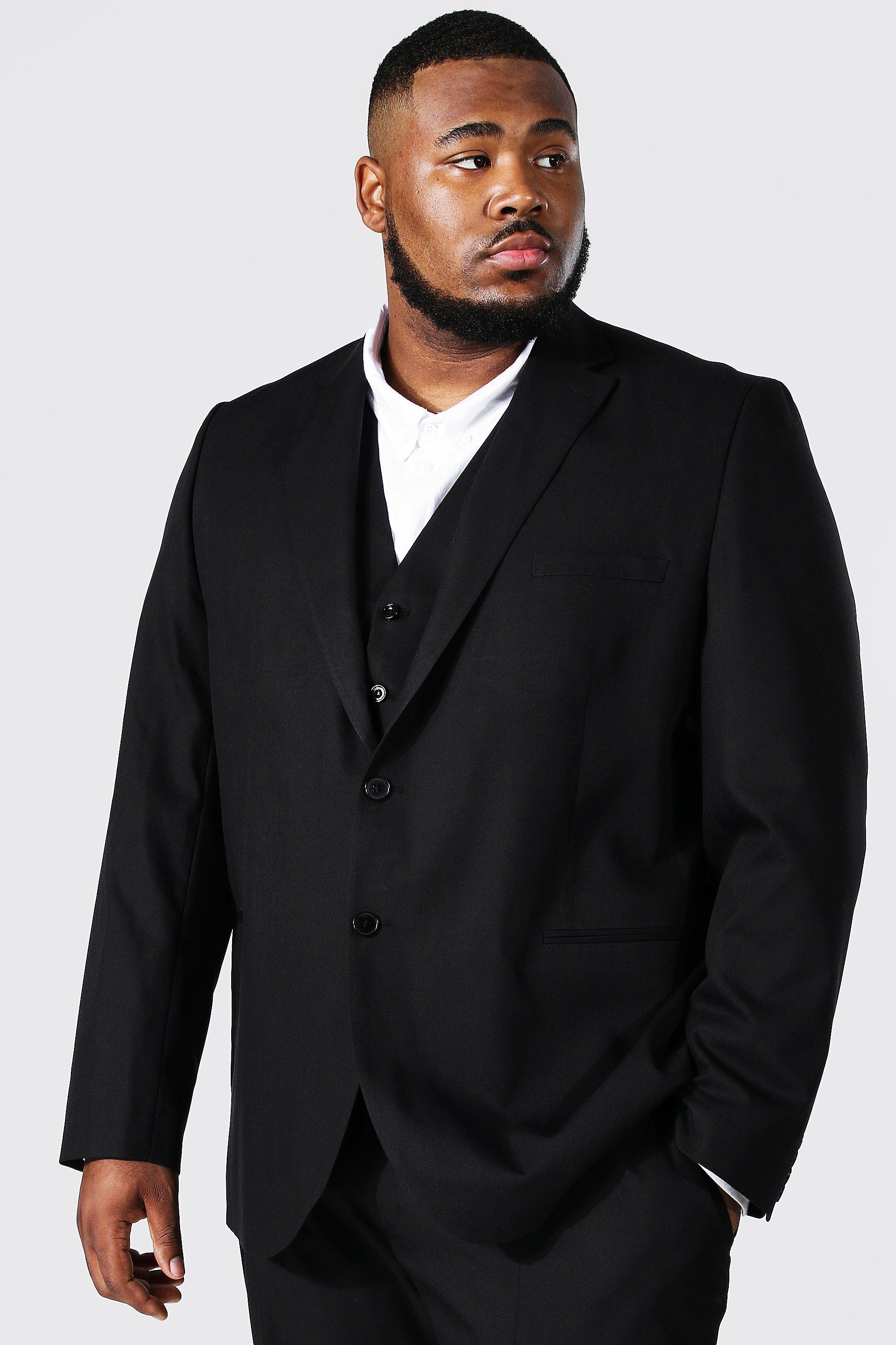 Plus Size Slim Single Breasted Suit Jacket | boohooMAN USA