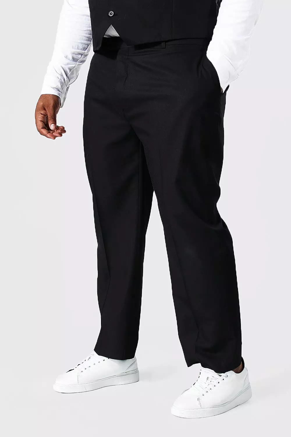 Plus Size smarte Slim-Fit Hose, Black alternatives Bild