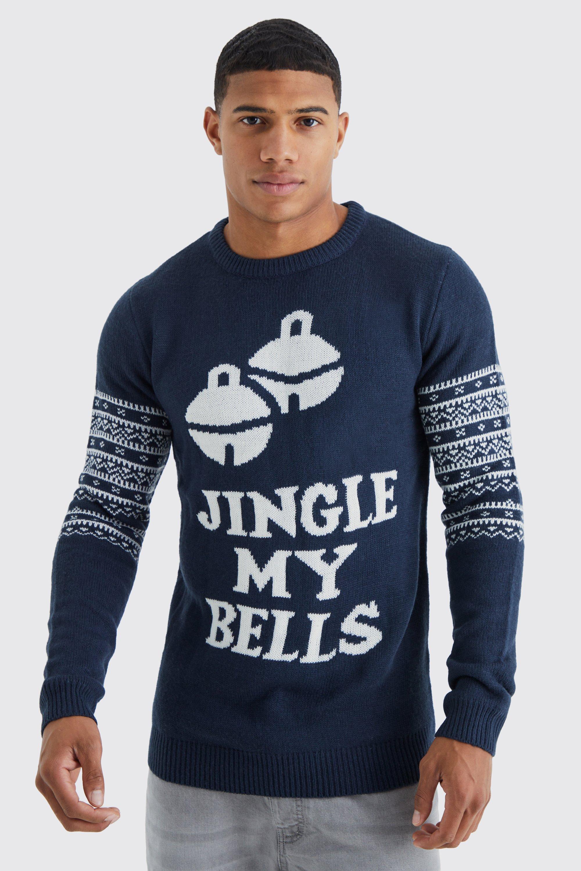 Men's Jingle My Bells Boxers - Little Blue House US