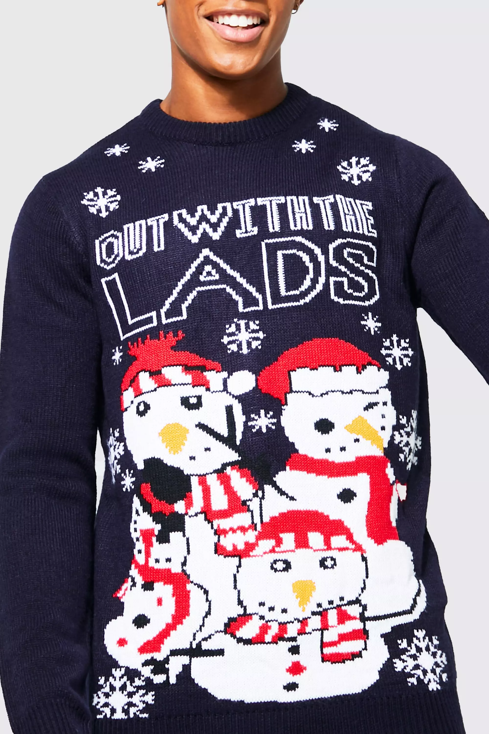 Pull de Noël Lads Night Out, Navy autre image