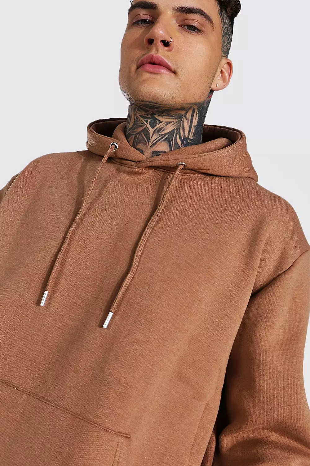 Brown Oversized Hoodie alternative image