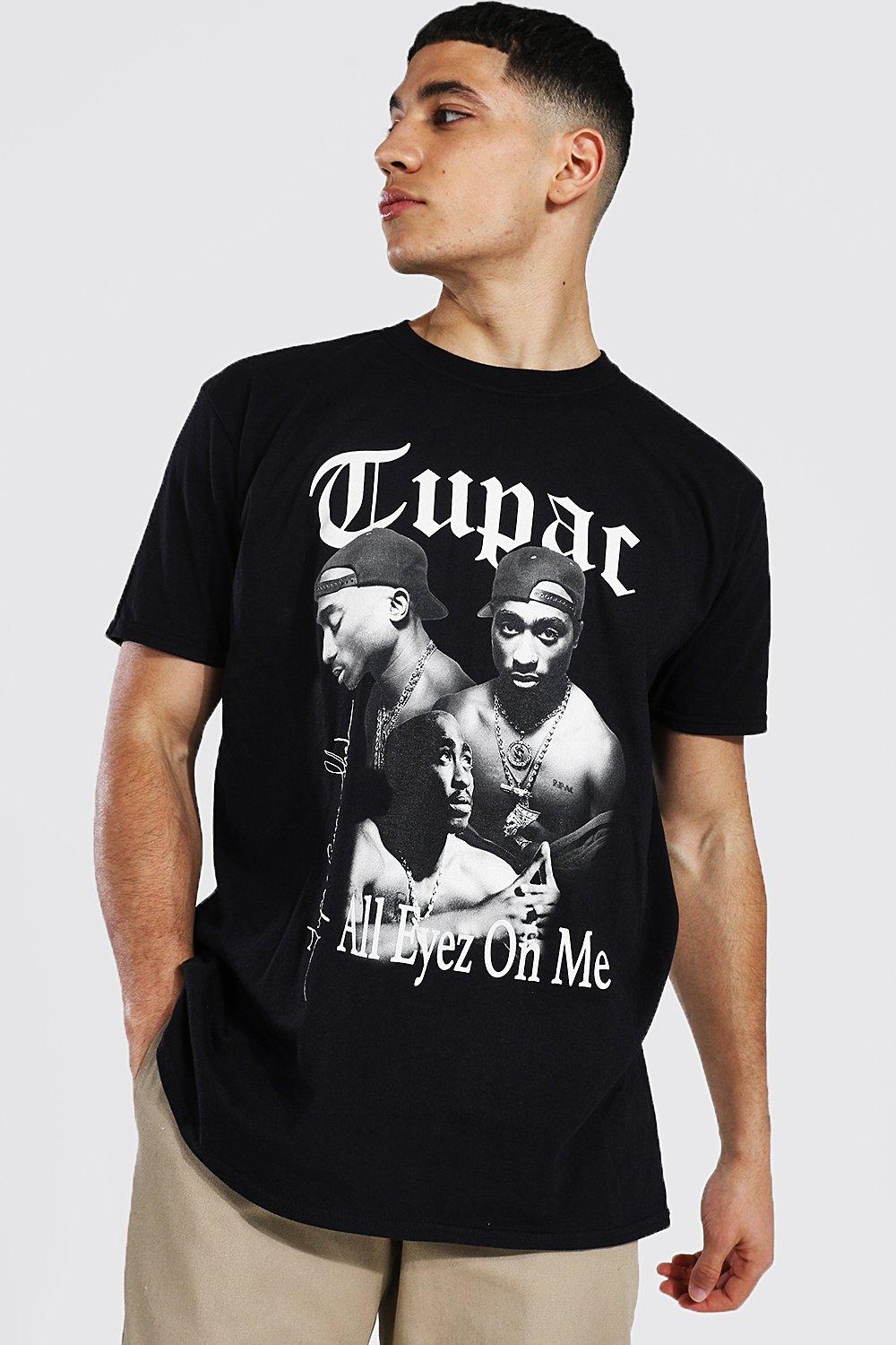 Oversized Tupac Homage License T-shirt | boohooMAN UK