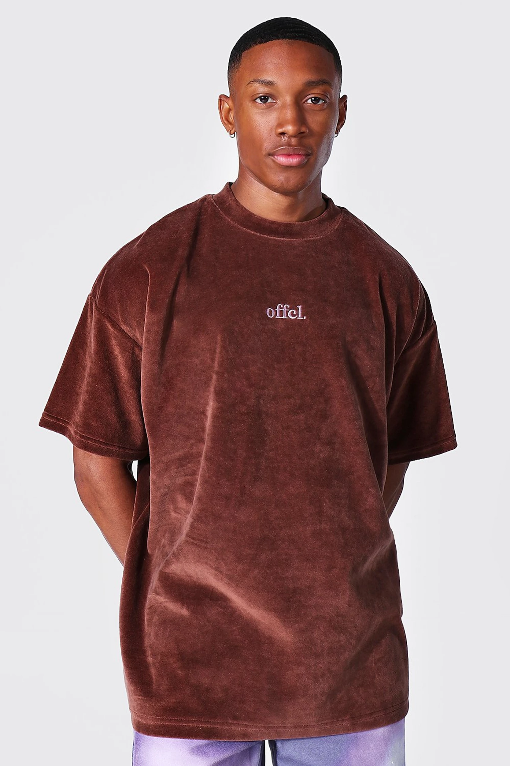 undefined | Oversized Offcl Velour T-shirt