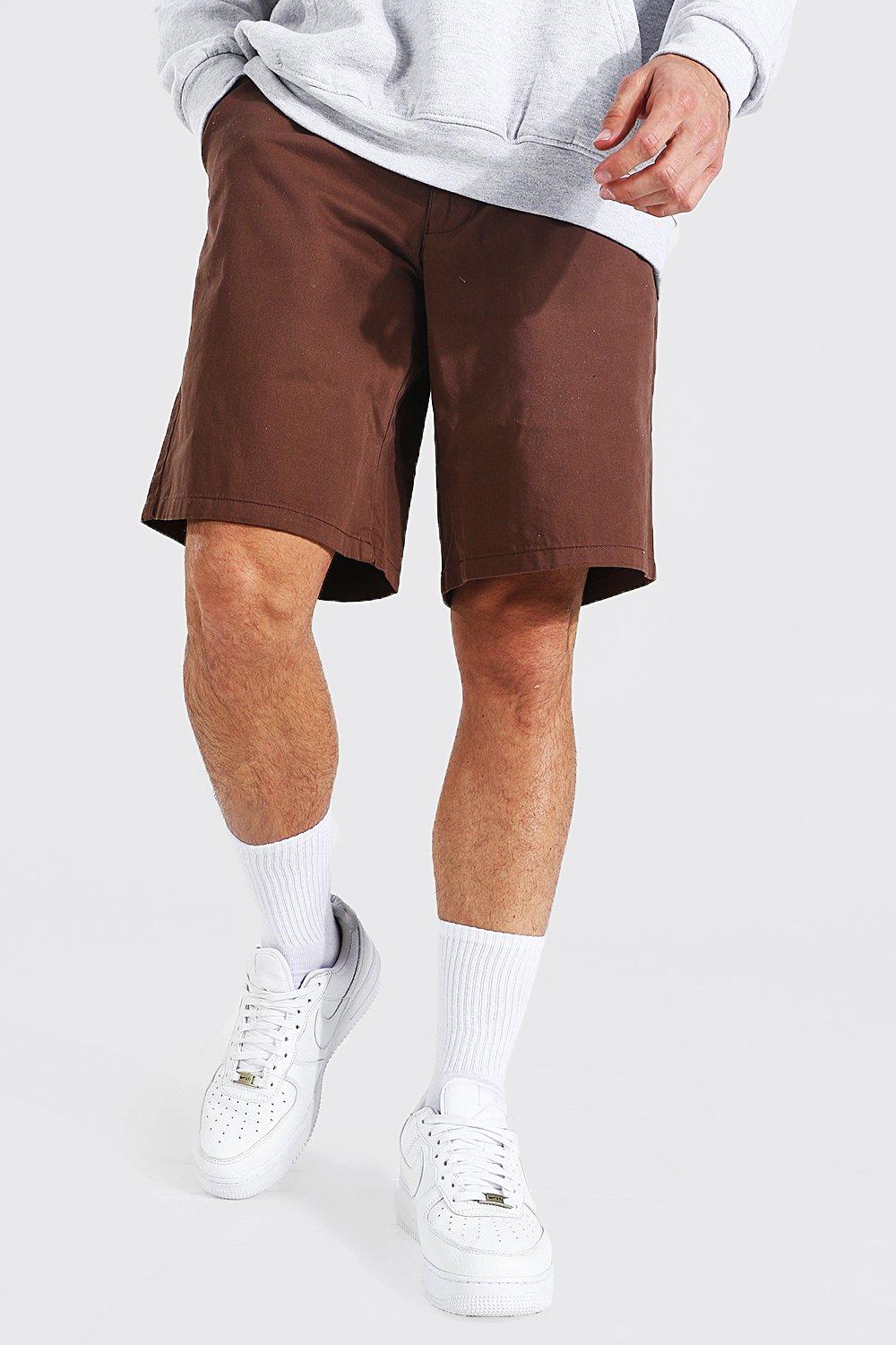 loose fit chino shorts