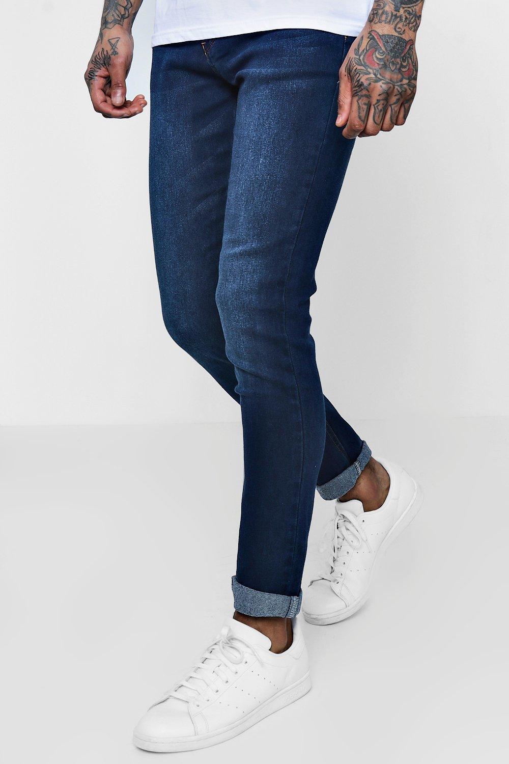 indigo stretch skinny jeans