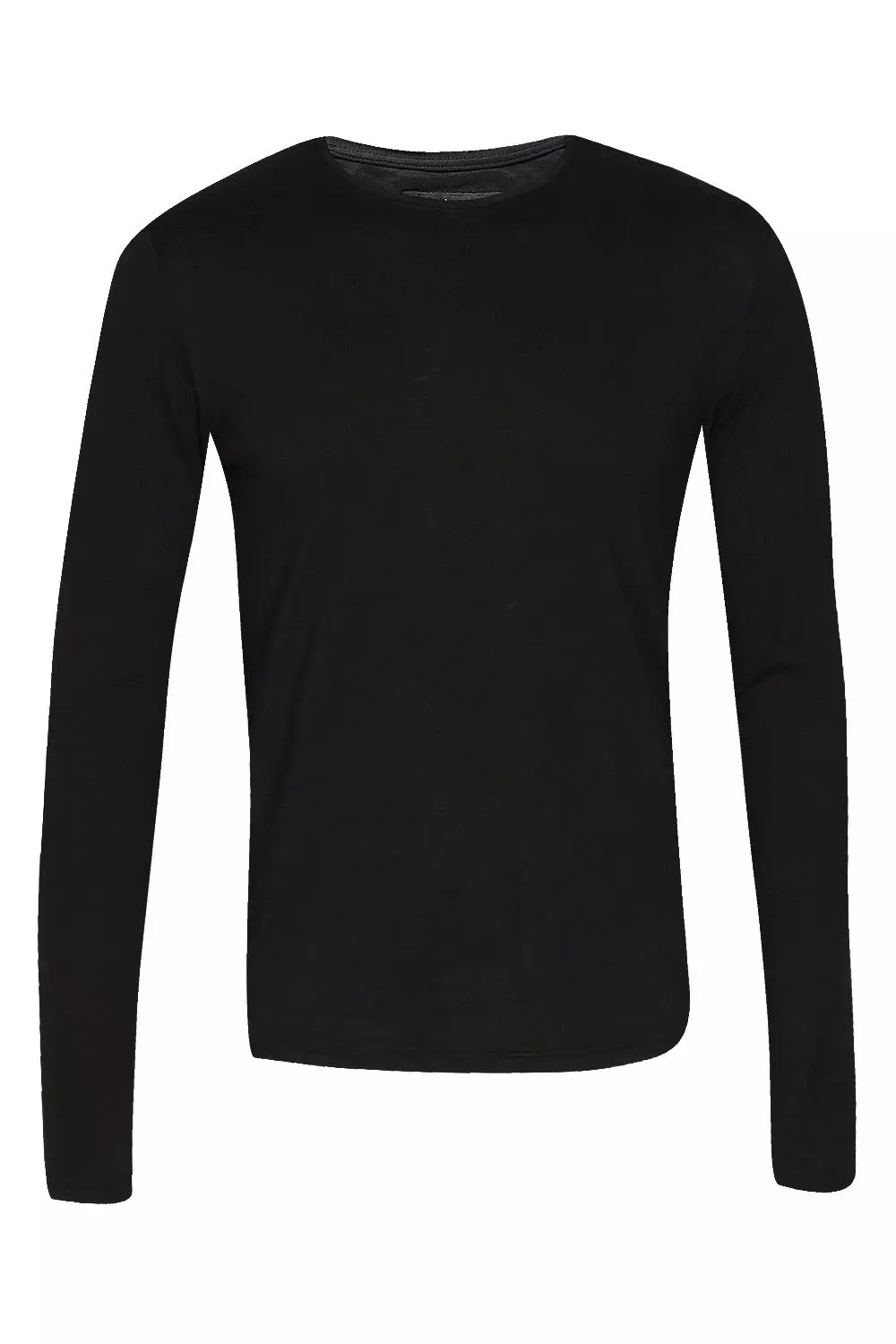 Basic Long Sleeve Crew Neck T Shirt alternative image