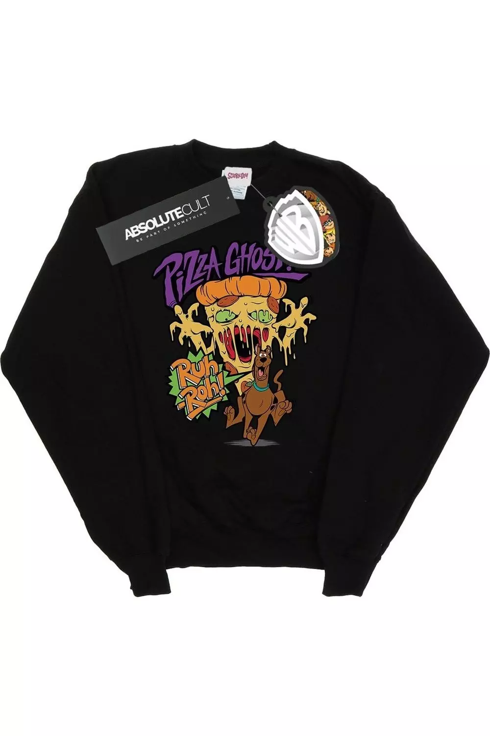 Black Pizza Ghost Sweatshirt alternative image
