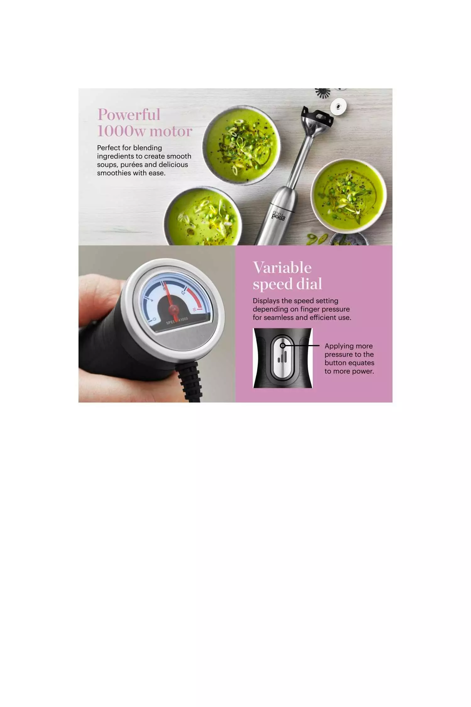 Silver 5 in 1 Hand Blender S/S alternative image