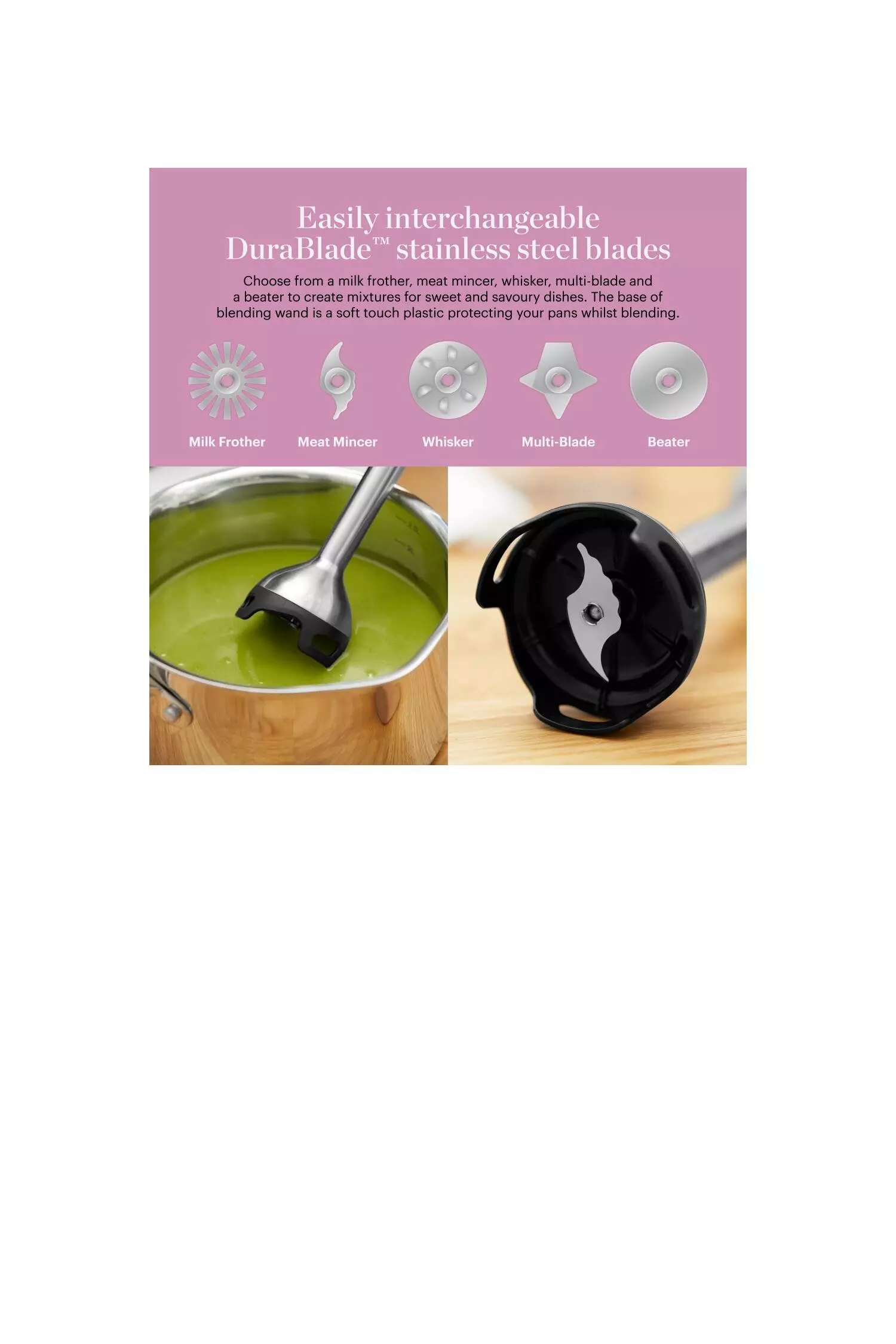 Silver 5 in 1 Hand Blender S/S alternative image
