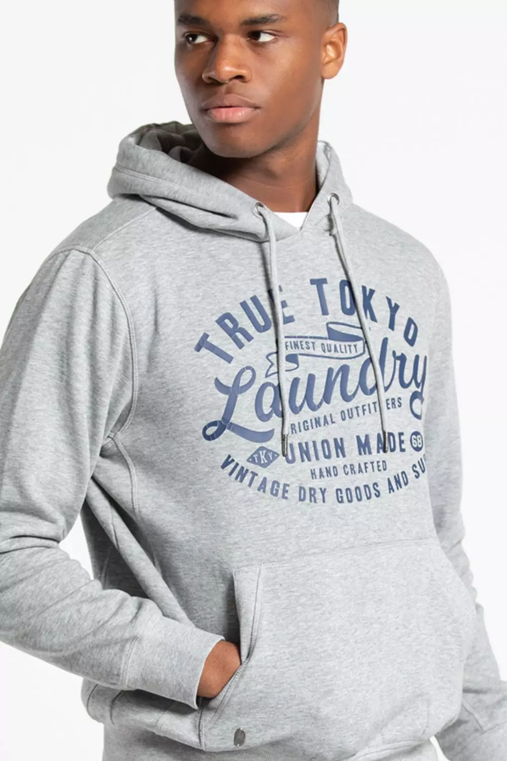 Light grey Cotton Blend Hoody alternative image