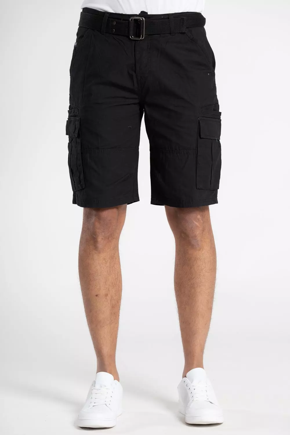 Dark navy Cotton Cargo Shorts alternative image