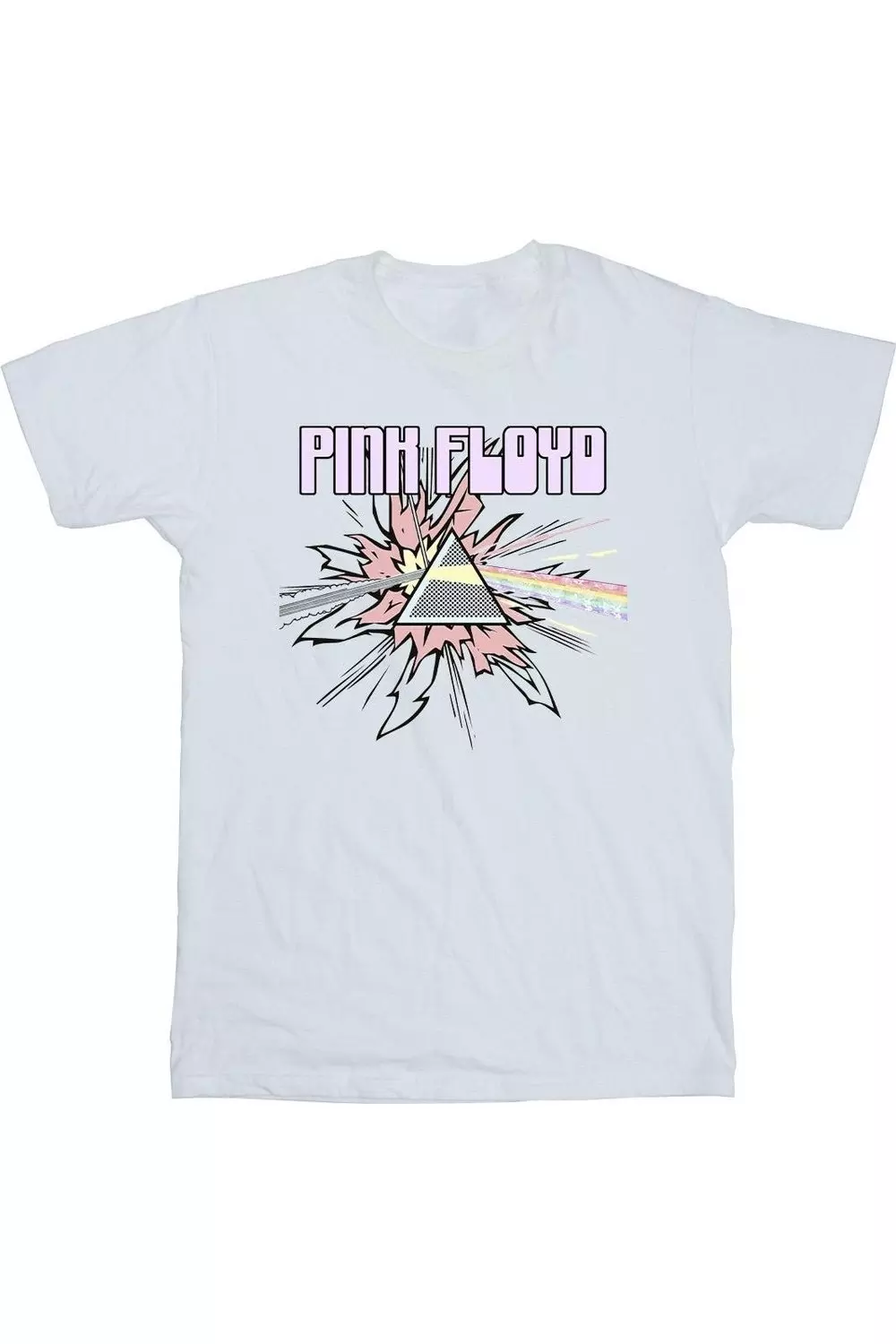 White Pastel Triangle T-Shirt alternative image