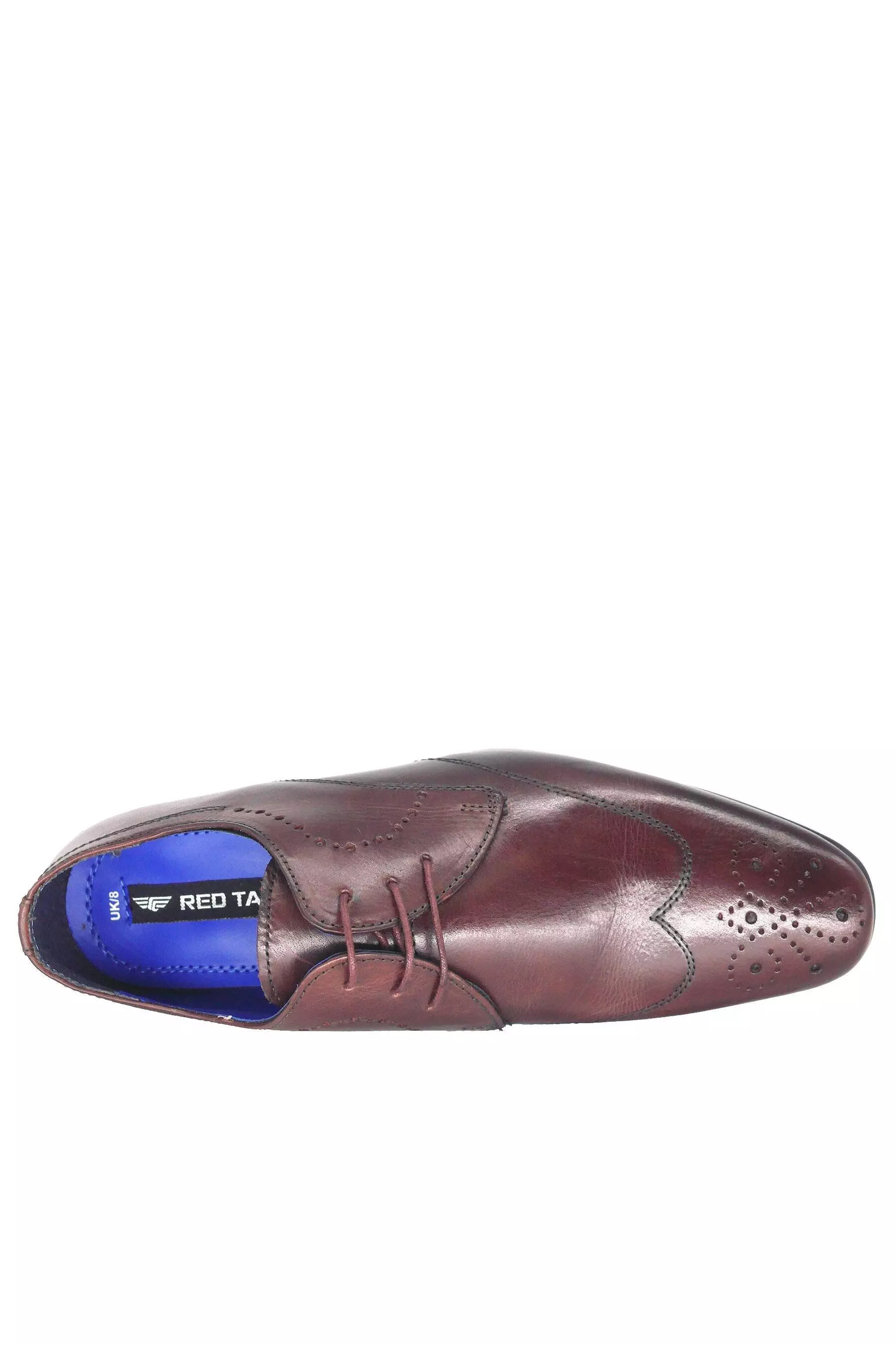 Burgundy Leather Lace Up Formal Shoes alternative image
