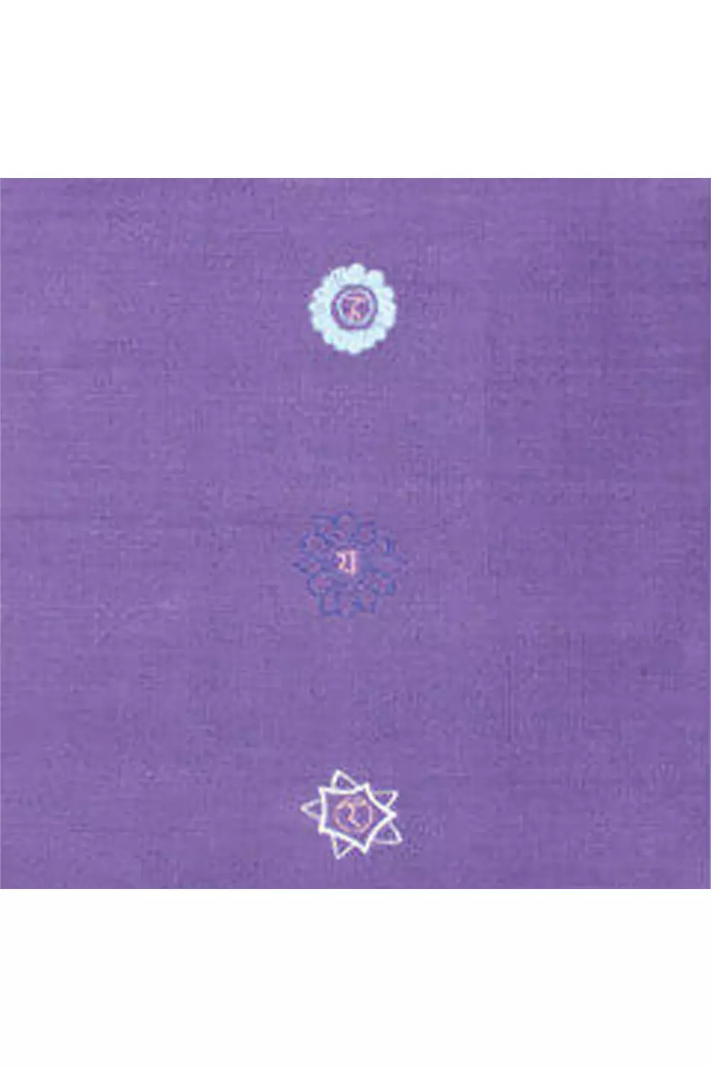 Purple Cotton Chakra Yoga Rug alternative image