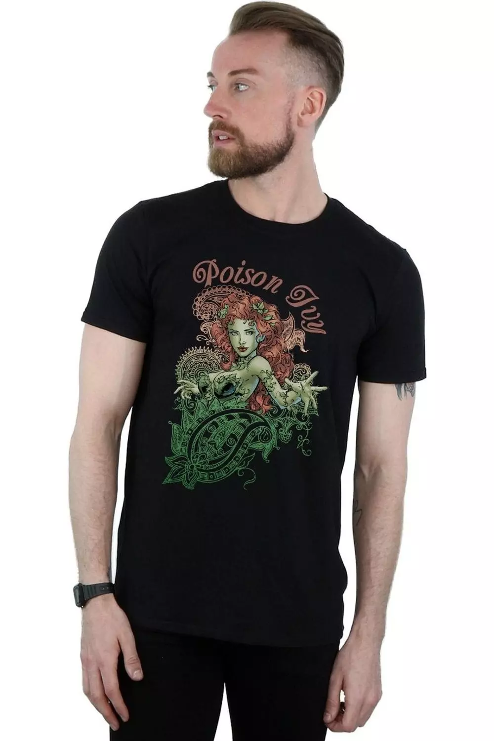 Black Poison Ivy Paisley T-Shirt alternative image