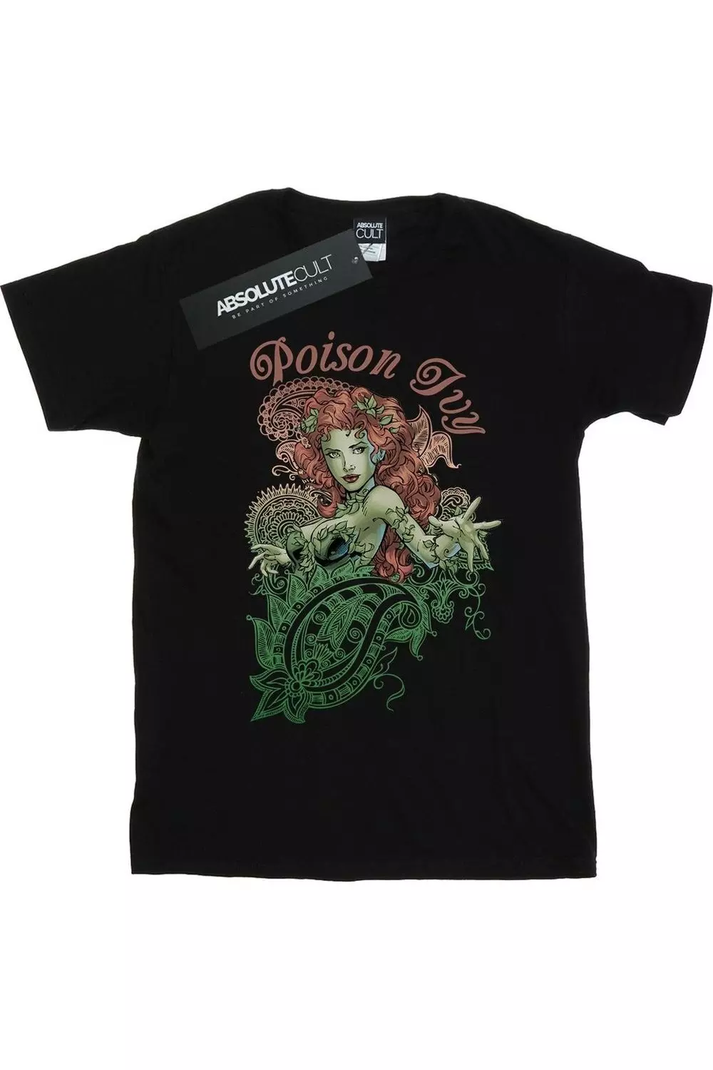 Black Poison Ivy Paisley T-Shirt alternative image