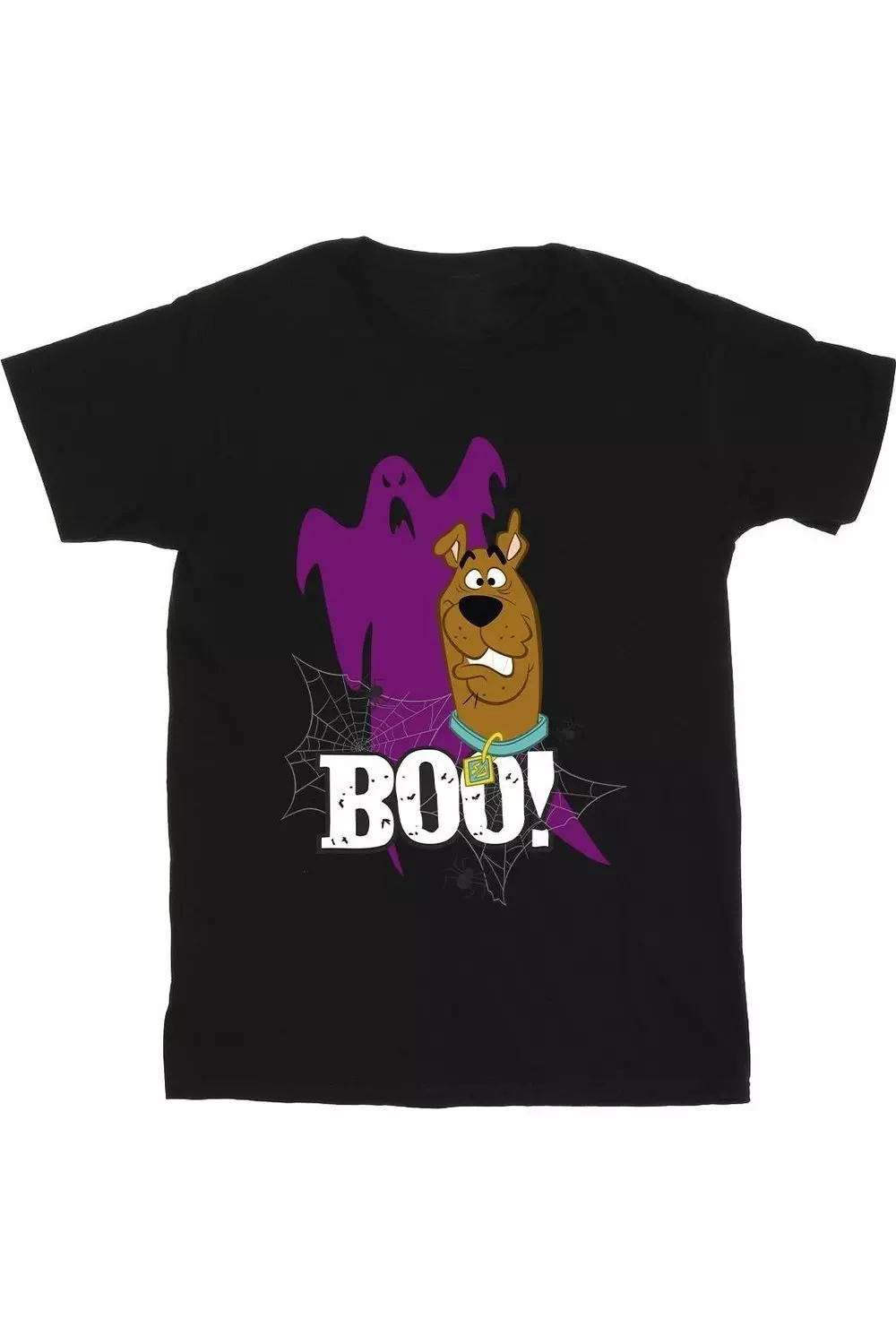 Black Boo Ghost Cotton T-Shirt alternative image