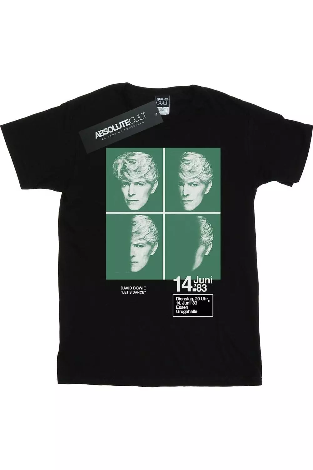 Black 1983 Concert Poster T-Shirt alternative image