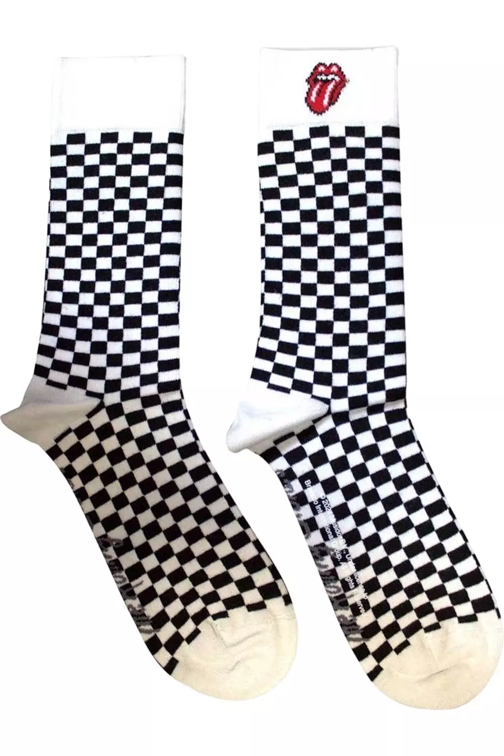 White Checked Socks alternative image