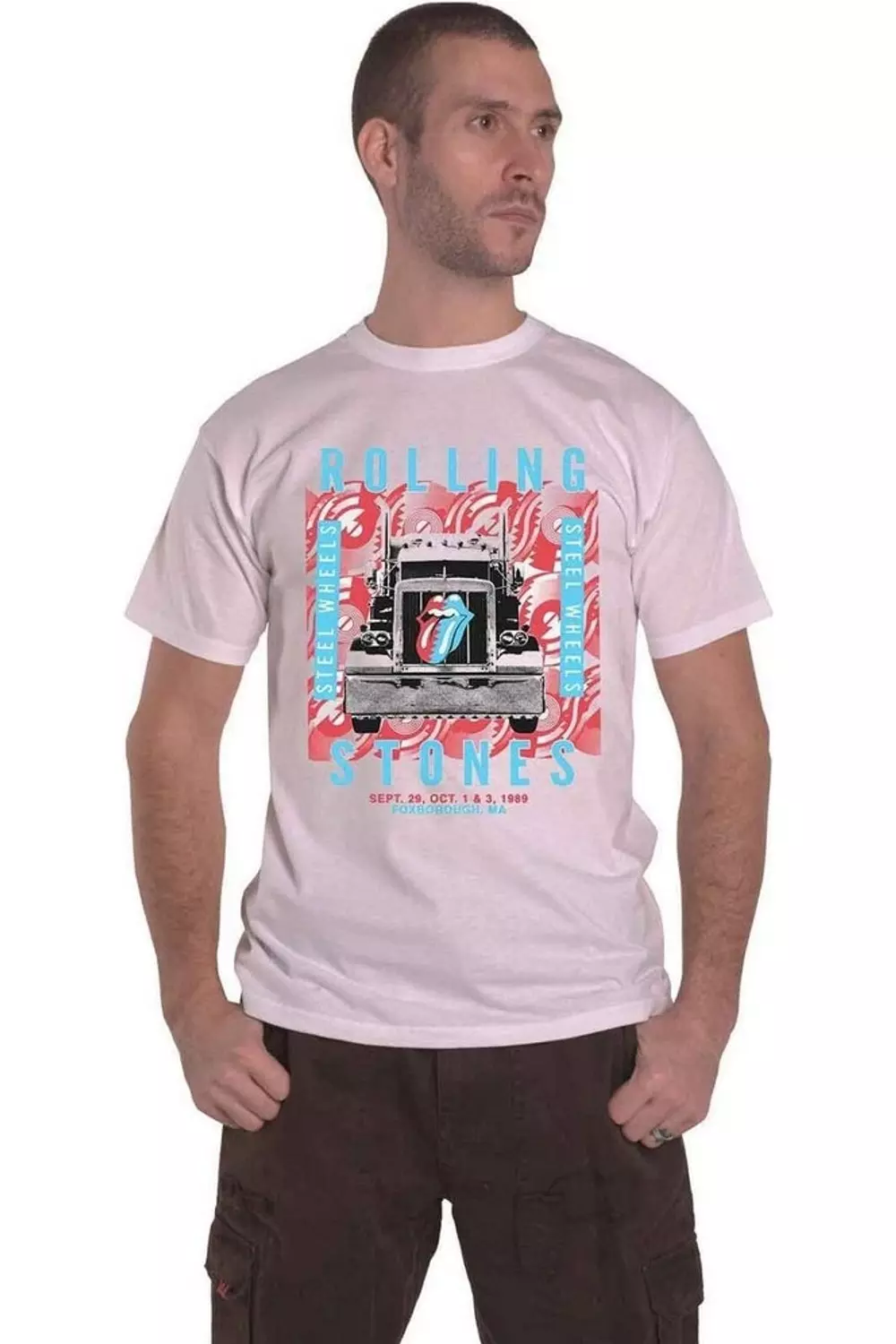 White Steel Wheels T-Shirt alternative image