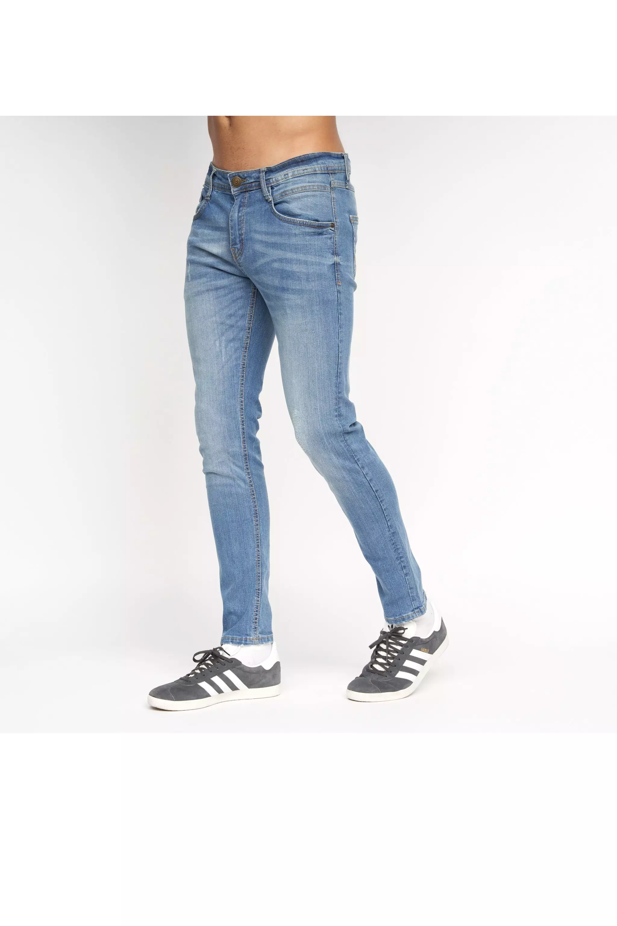 Light blue Tranfold Slim Fit Jeans alternative image