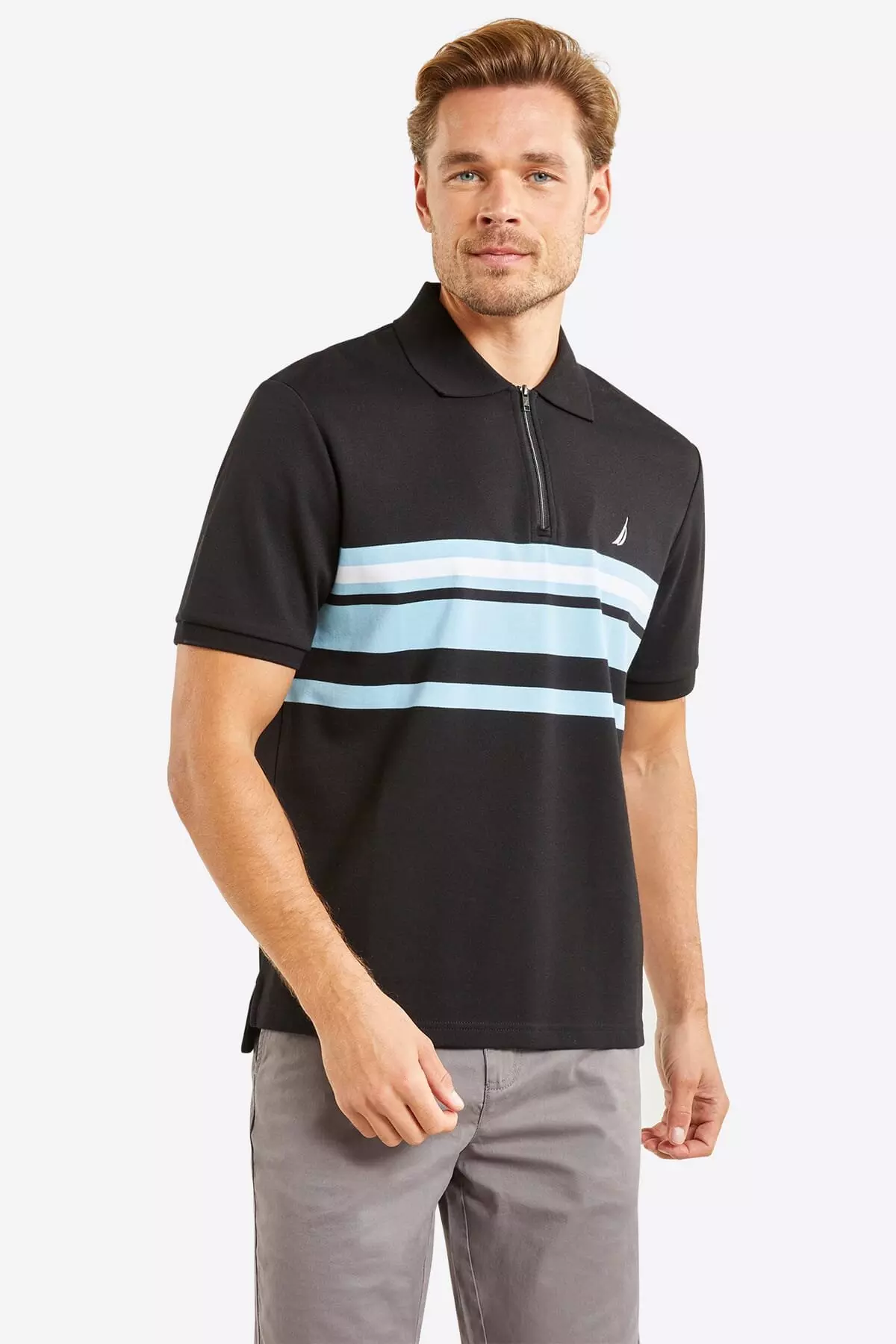 Black 'Princeton' Polo Shirt alternative image