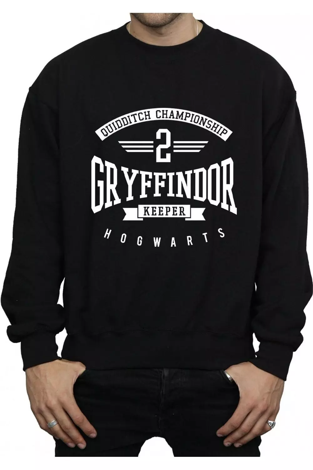 Black Gryffindor Keeper Sweatshirt alternative image