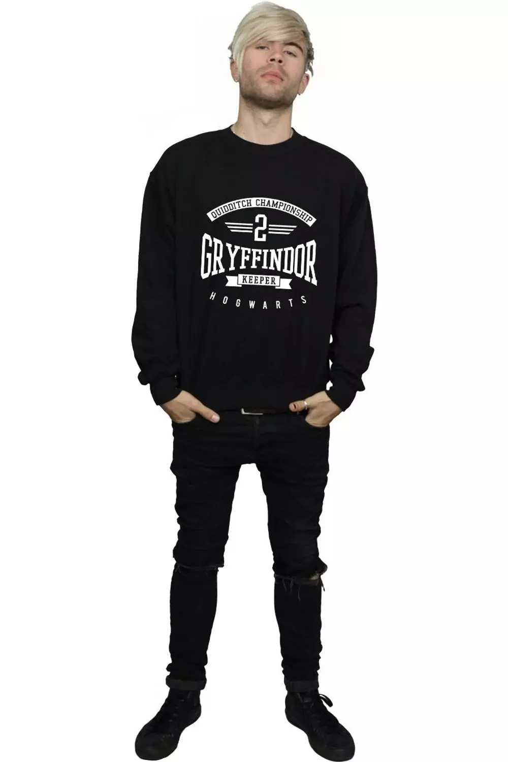 Black Gryffindor Keeper Sweatshirt alternative image