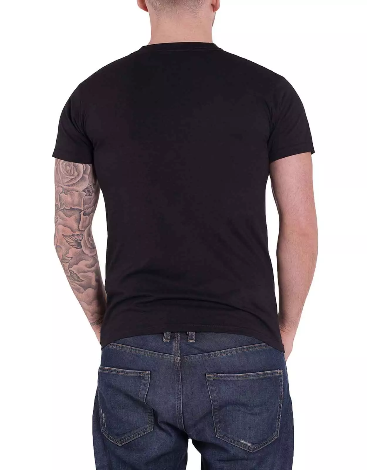 Black 9 Point Star Diamante T Shirt alternative image